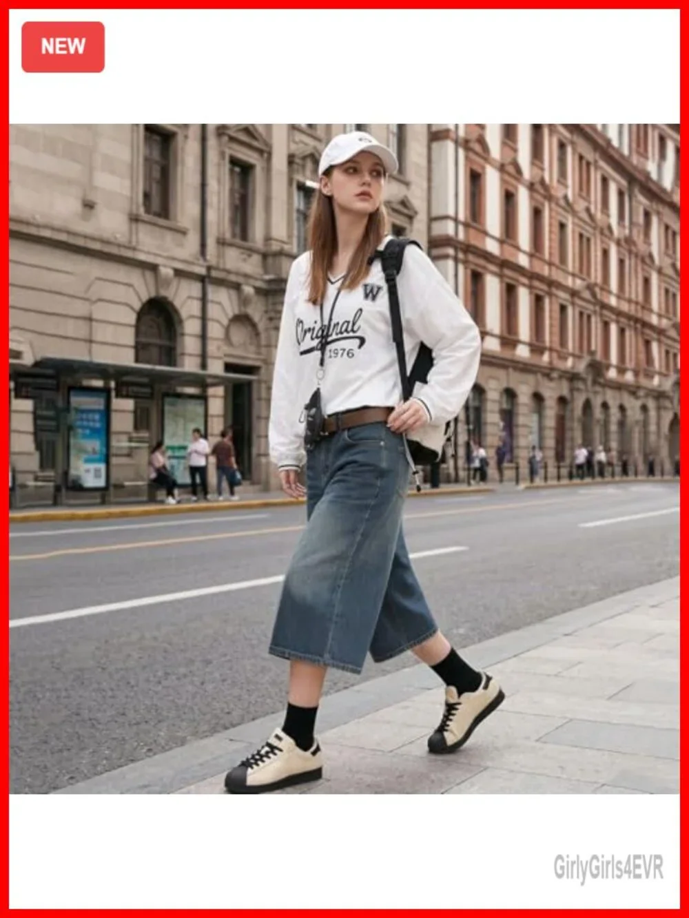 Baggy Wide Leg Denim Shorts Y2K Low Rise Streetwear Summer Casual